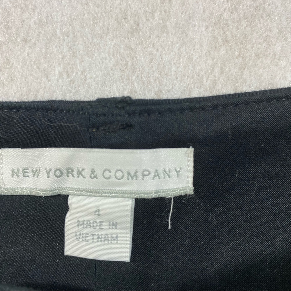 New York Dress Shorts black cotton Shorts Cuffed pockets - Picture 2 of 12